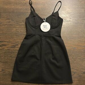 Princess Polly black dresses super cute and easy to style up or down!